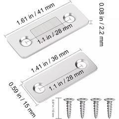 12 Pack Monkey Magnets Ultra-Thin Magnetic Plates Keep It All Shut AS-SEEN-ON-TV
