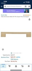 Atlas Homewares A826-CM Thin Square 7-9/16″ Center to Center Handle