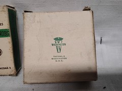 Satin Bronze 2 3/4 IN Back Plates For Cabinet Knobs 1302 US 10 NOS lot of 12/BOX