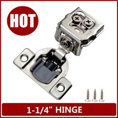 1-1/4″ Overlay Soft Close Face Frame 105° Compact Door Cabinet Hinges Handware
