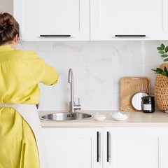 15 Pack Black Cabinet Handles 8-4/5 Inch Matte Kitchen Modern Drawer Pulls