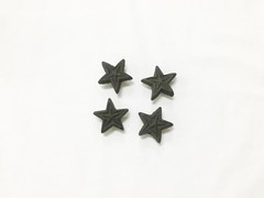 New Rustic Cast Iron Double Star Drawer Pull, Set Of Four with screw (1184-0014)