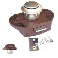 Push Button Lock For Drawer Cupboard Cabinet Furniture Hardware Home Accessory