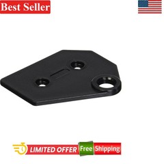 Refrigerator Hinge Plate Replacement Black Plastic 2.7×2.5 inches
