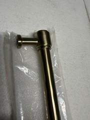 2 PCs – Signature Hardware 12-5/8” Lazzara Hammered Bar Pull Golden Champagne