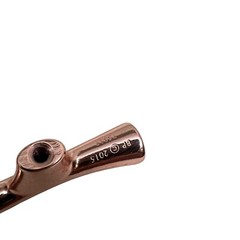 Rose Gold Modern Door Cabinet Handle Pull Stylish Design Hardware 5.5in Set of 2