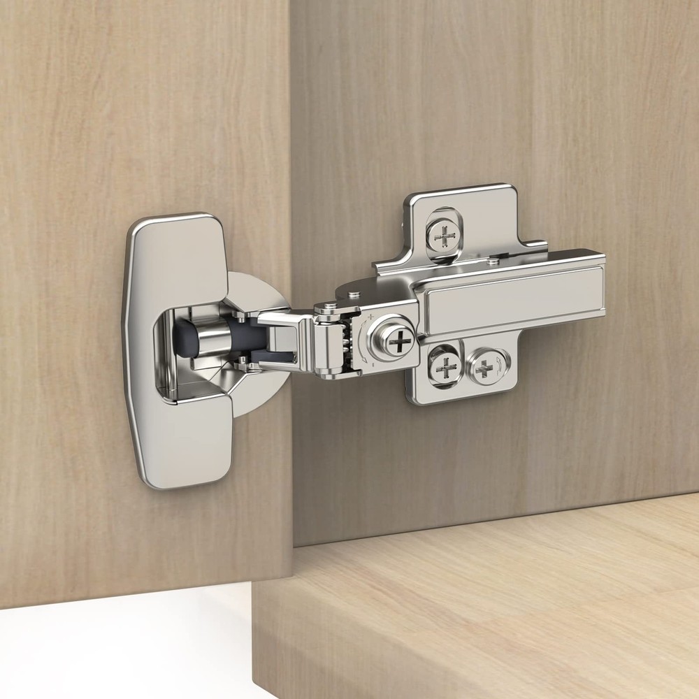 10 PCS Frameless Inset Soft Close Concealed European Hinges Satin Nickel 105