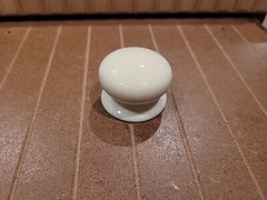 Belwith Round Porcelain P6107-LAD 1.87 IN Cabinet Knobs For Kitchen And Bathroom