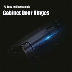 Overlay Cabinet Door 1/2 inch Hinges Self-Closing Face Mount Hinge W/Screw Lot