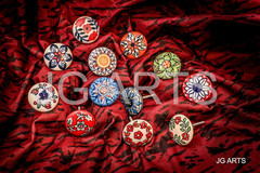12 X Mix Vintage Look Flower Ceramic Knobs Door Handle Cabinet Drawer Cupboard P