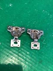 Lot of 2 Grass 860 Nickel Face Frame Hinge w/ 860-10 base mount plate 860-01