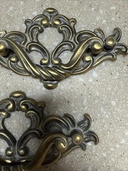 2 Bernhardt Victoria Drawer Pulls Handle Cabinet Furniture Hardware 6.5” (7)