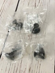 4 Liberty Hardware Garrett Cabinet Knob Matte Black 1-3/16″ Round P50154H-FB-C