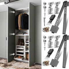 Pocket Door Slide kit, Pivot Door Slide Hardware Insert for Cabinet Doors and