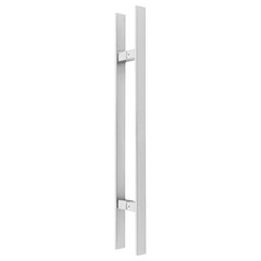 H-shaped Stainless Steel Sliding Door Handle, Double Sided Push Pull Door Handle
