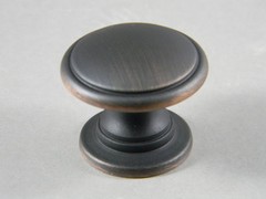 AMEROCK CABINET KNOB BP53012-ORB OIL RUBBED BRONZE