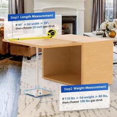Amortiguadores De Gas De 20 Pulgadas Y 100 Libras Con Soportes, Amortiguadores H