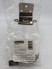 Amerock 3/8 Inch Partial Inset Self Close Cabinet Door Hinge (Pair) BPR3428G10