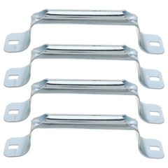 4Pcs Zinc Alloy Metal Garage Door Handles Durable Pulls for Sliding Barn Doors