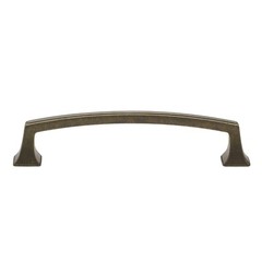 GlideRite 5″ CC Antique Brass Deco Base Cabinet Drawer Pull – 87380-128-AB-1