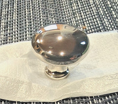 khtumeware 4 Pack 1-1/4 inch Polished Nickel Cabinet Knobs,