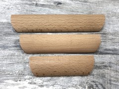 10Pcs Unfinished Wood Solid Furniture Pulls Handles,Unfinished Unpainted Pain…