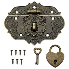 Padlock Zinc Alloy for Furniture and Jewellery Boxes with Screws