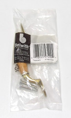 Belwith P794-Oak Polished Brass & Oak 3″ Centers Cabinet Drawer Pull Hardware