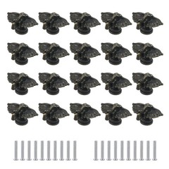 Nicerity 20PCS Cabinet Knobs Drawer Pull Bronze Single Hole Pulls for Kitchen…