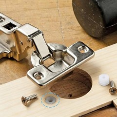 30 Set Furniture Fasteners, Plastic Hinge Dowel Inserts with Stainless Steel …
