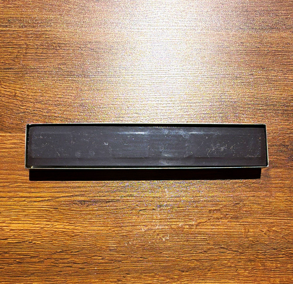 Brushed Silver Magnetic Knife Holder Bar 10”x2”x.5”