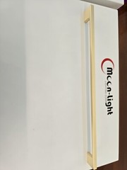 Moon-Light 12 In Zine Alloy Brush Gold Modern Cabinet Handle