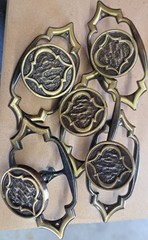 Vintage Amerock Monterey Antique English 3 5/8″ Round Cabinet Knob BP190-AE
