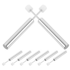 8Pcs Soft Close Kitchen Trash Can Damper Replacement White Steel Plastic