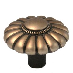 10 Pack G3-15R Wellington Bronze Solid Brass 1 1/2″ Cabinet Knobs Keeler Beaded
