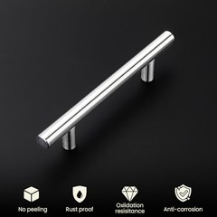 Pack 3 Inch Cabinet Pulls Modern Cabinet 3in hole centers 25 Brushed Nickel