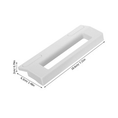 1 Set Refrigerator Handle Replacement White Ergonomic Grip