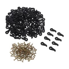 120 Sets Glass Clip Fixing Buckle Mirror Hanging Hardware Clips Door Retainer