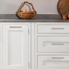 5 Pack 5 Inch(128mm) Brushed Satin Nickel Square Cabinet Pulls: Kitchen