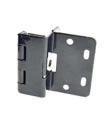 1-Pk Bradley Institutional Hinge 3/4″ Door Overlay Five-Knuckle Black Powder