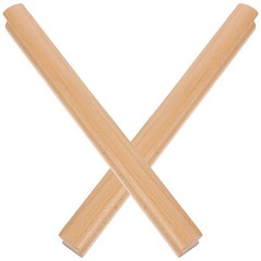 2Pcs Reusable Wooden Drawer Handles Khaki Wood Pulls for Kitchen Cabinets