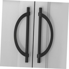 7.5 Inch Kitchen Cabinet Handles 7.5″/192MM Hole Center Matte Black 6 Pack