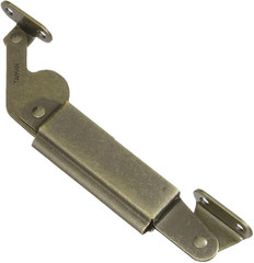 N208-686 V1893C Center Spring Lid Support in Antique Brass, 7.6″L X 3.7″W