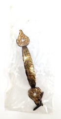 NOS! Lot of 10 Vtg ‘Williamsburg’ Colonial Cabinet Pulls, 3-1/2” c/c, Old Brass