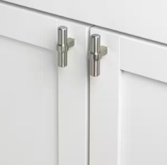 15 Pack GlideRite 2-1/4″ Euro Style Stainless Steel Finish T-Bar Cabinet Knobs