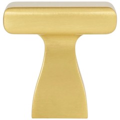 Elements Hadly 1″ Length Square Knob, Brushed Gold – Hardware for Kitchen & Bath
