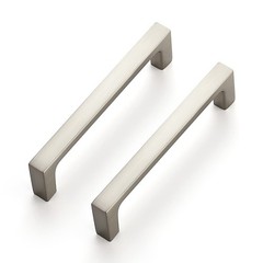 Ravinte 25 Pack Solid 3-3/4 Inch Hole Center, Brushed Nickel