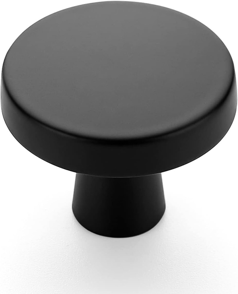 Knobs Solid Round Dresser Drawer Knobs Matte Black Dresser Knobs Drawer Knobs