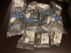 7 White Cabinet hardware Amerock Everyday Heritage Chrome 3” Model: 263WCH PLUS