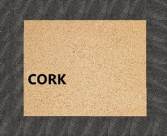 Real Cork Shelf or Drawer Liner Trimmable 17×17 Inches